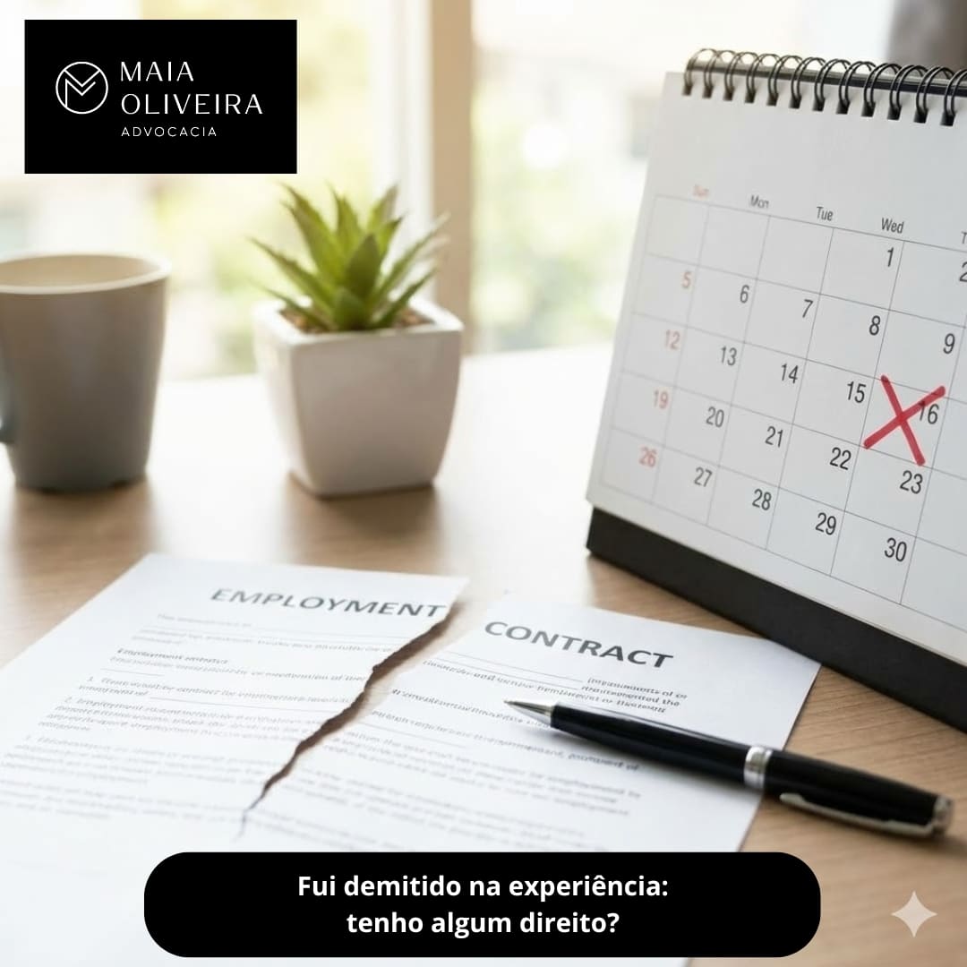 Contrato de Experiência: Fui demitido antes do prazo. Tenho direito a alguma multa?