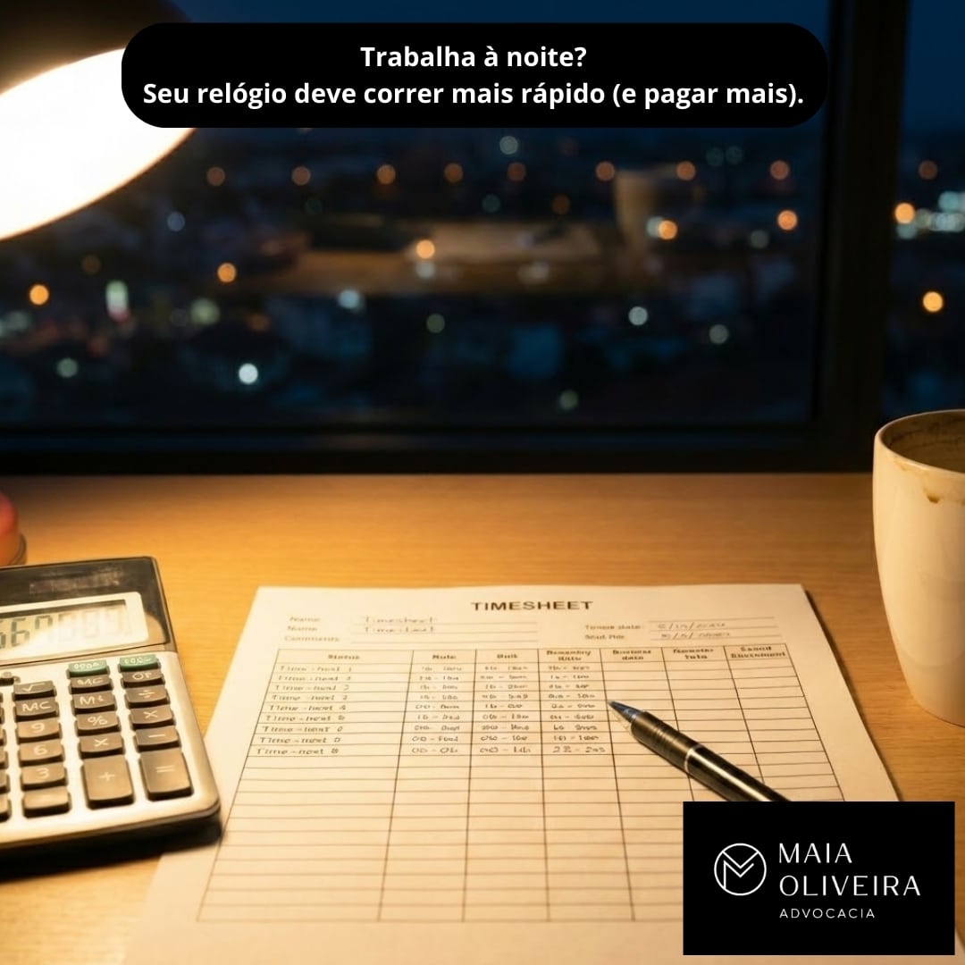 Adicional Noturno: Por que o relógio de quem trabalha à noite "corre mais rápido"?