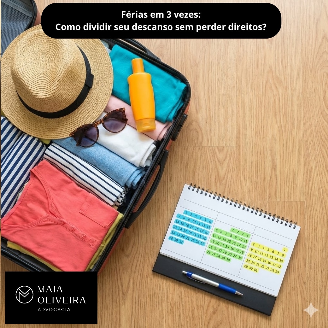 Férias Parceladas: Como dividir seu descanso em 3 vezes sem perder dinheiro?