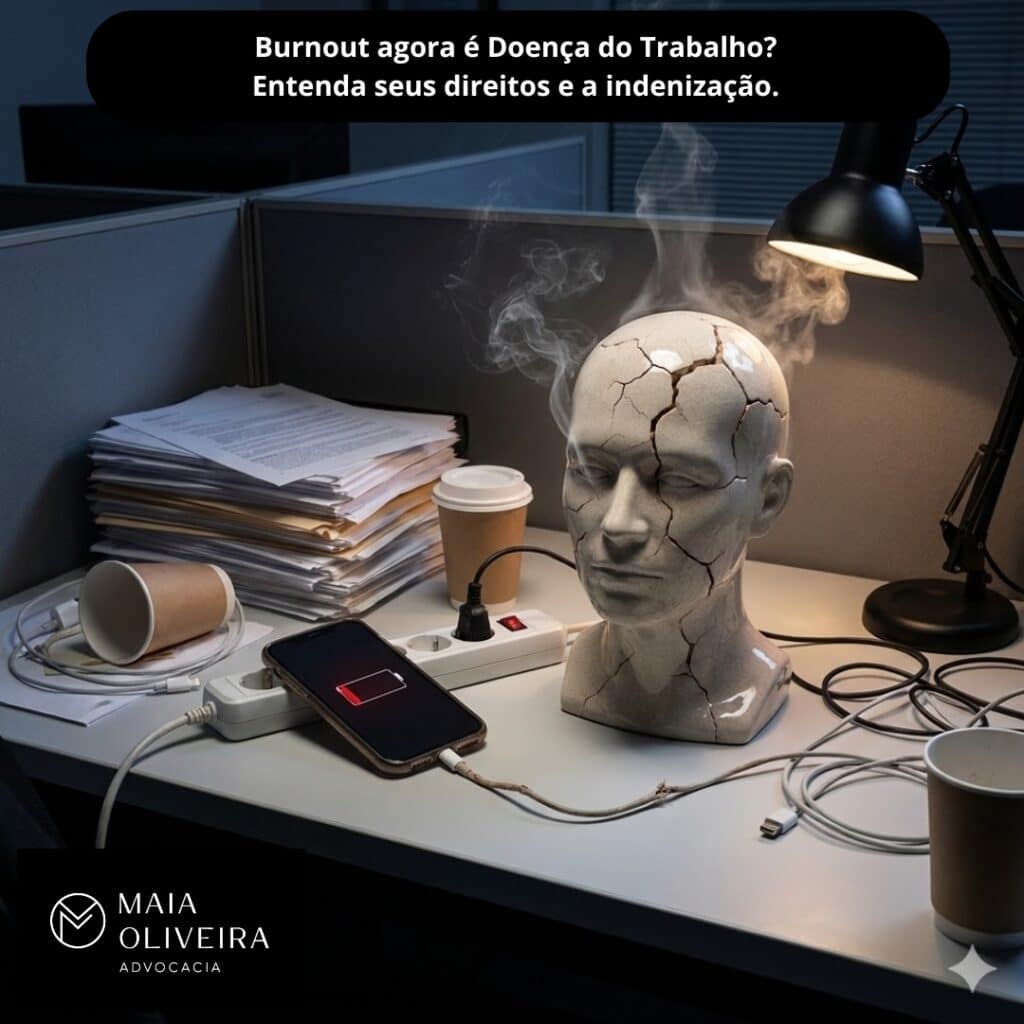 Síndrome de Burnout: Doença do Trabalho, Estabilidade e Indenização. O que você precisa saber.