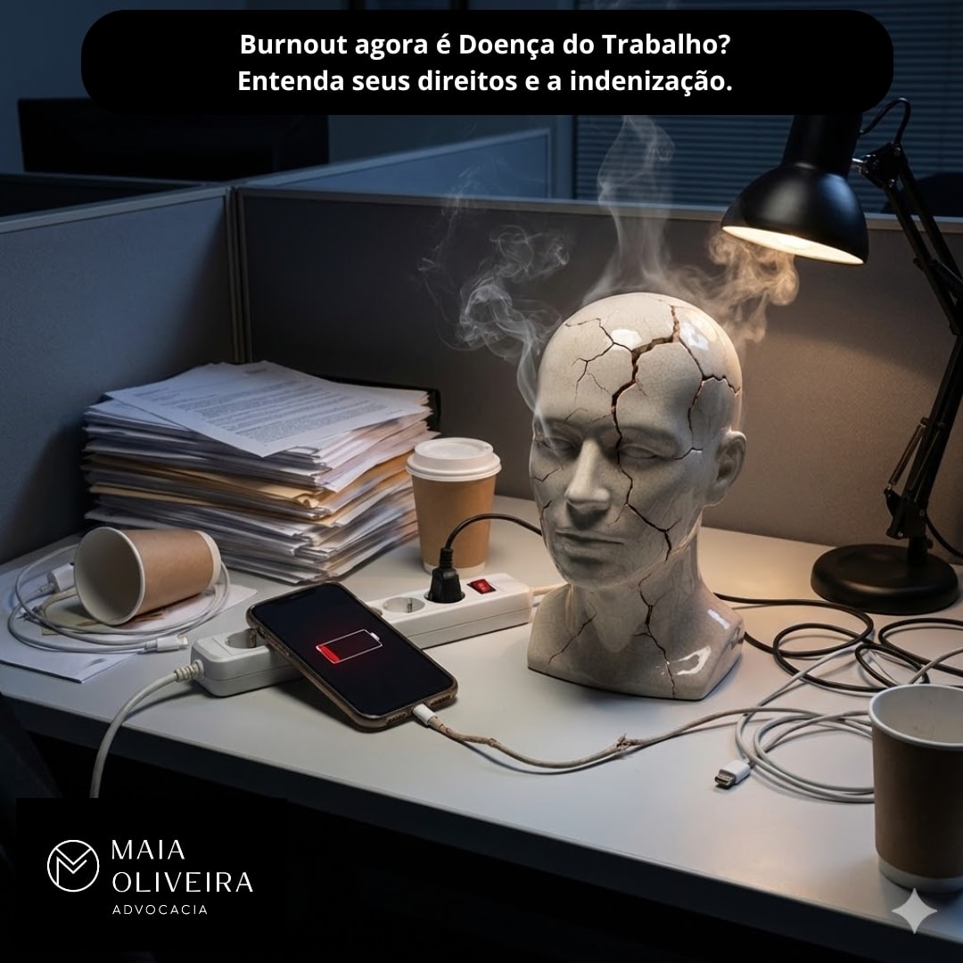 Síndrome de Burnout: Doença do Trabalho, Estabilidade e Indenização. O que você precisa saber.