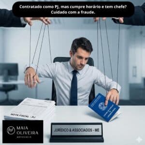Pejotização: A armadilha do "PJ com horário e chefe". Entenda seus direitos.