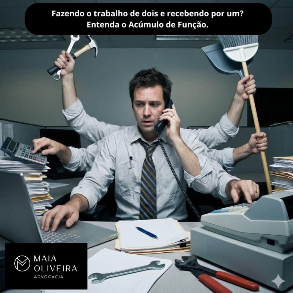 Acúmulo de Função: Você trabalha por dois e recebe por um? Entenda seus direitos.