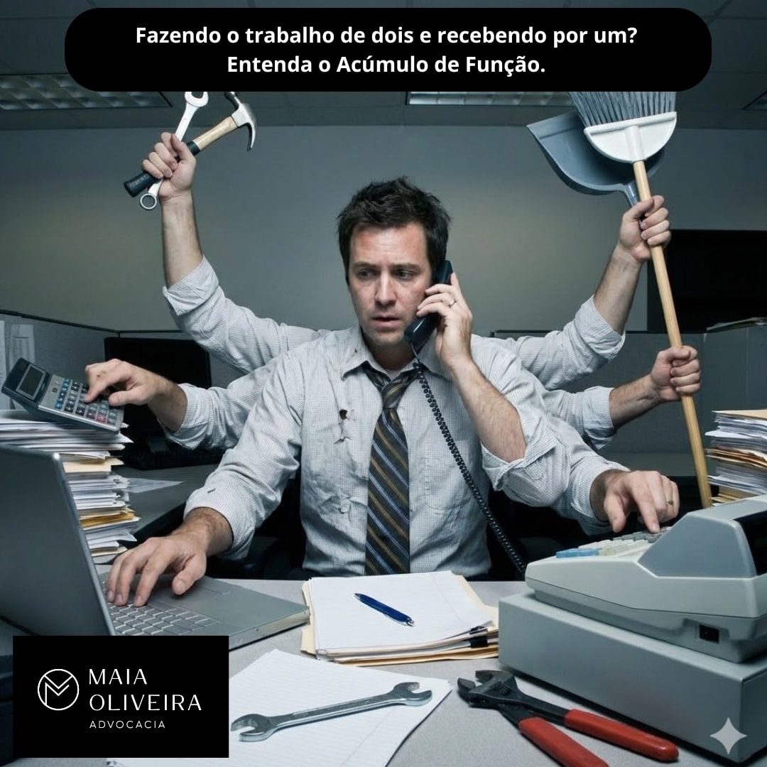 Acúmulo de Função: Você trabalha por dois e recebe por um? Entenda seus direitos.