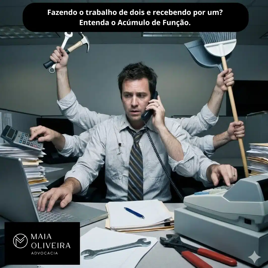 Acúmulo de Função: Você trabalha por dois e recebe por um? Entenda seus direitos.