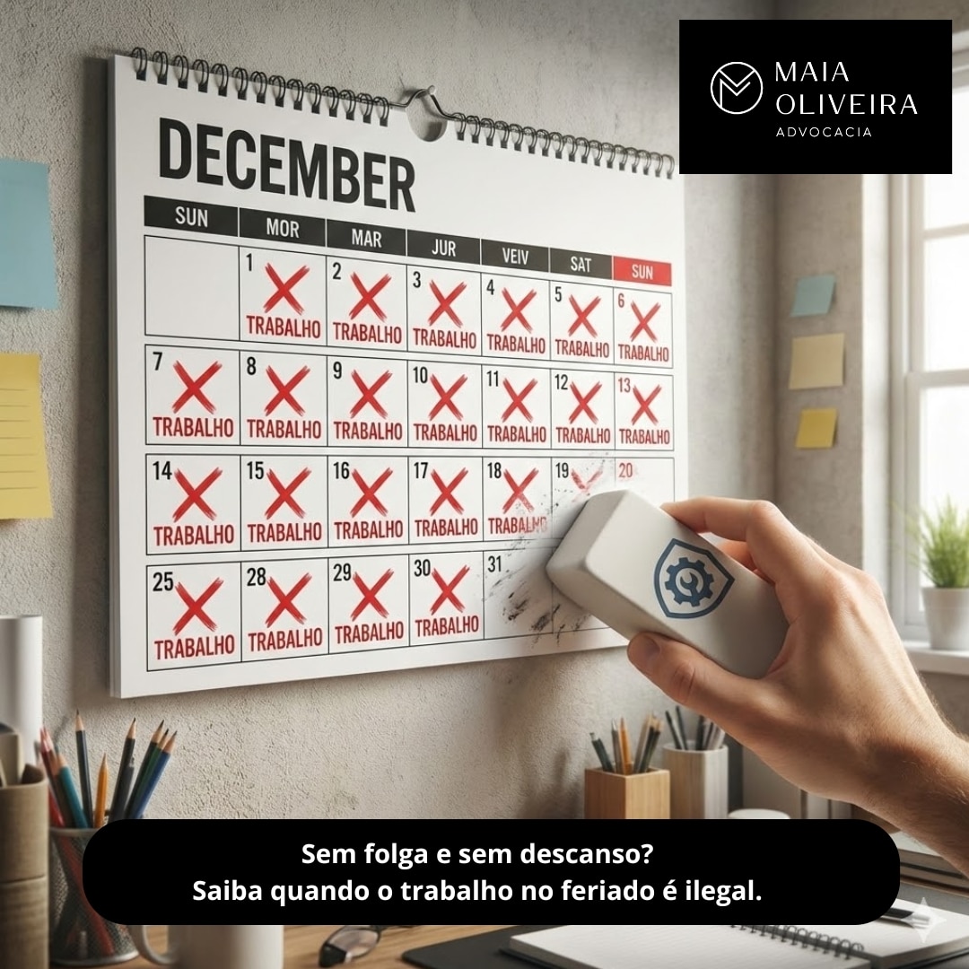 Sem folga e sem descanso? Entenda seus direitos quando o trabalho invade seus feriados e domingos.